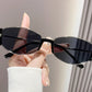 🎉Summer Promotion🎉Women's Retro Oval Narrow Frame Sunglasses😎