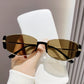 🎉Summer Promotion🎉Women's Retro Oval Narrow Frame Sunglasses😎