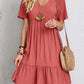 💝Hot Sale 62% Off🎁Retro V-neck Loose Casual Dress💖Buy 2 Free Shipping
