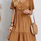 💝Hot Sale 62% Off🎁Retro V-neck Loose Casual Dress💖Buy 2 Free Shipping