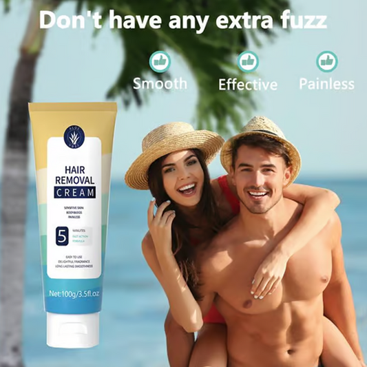 🔥Buy 1 Get 1 Free🔥Painless Full Body Hair Removal Cream for Men & Women– Skin-friendly for all areas🌿