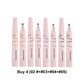 🏆 Last Day Special Price £5.99💖Buy 1 Get 1 Free!🎁🖤 Waterproof Eyebrow Pencil with 4-Prong Tip | Ultra-Fine Lines for Natural Hair-Like Effect 💗 | 24-Hour Smudge-Proof Wear 🌧️