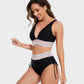 🩱Hot Sale 60% OFF👙2025 High Waisted Tummy Control Color Block Bikini Sets