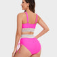 🩱Hot Sale 60% OFF👙2025 High Waisted Tummy Control Color Block Bikini Sets