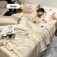❄️💕 DIRECT FACTORY SALE 49% OFF! 🧊Washable and cool four-piece bedding set✨Newly upgraded 2026👑