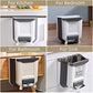 Foldable Kitchen Cabinet Trash Can 🎁5 FREE rolls of garbage bags