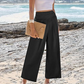 🎉Hot Sale 60% OFF🌸Women's High-Waisted Straight-Leg Linen Cropped Pants