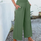 🎉Hot Sale 60% OFF🌸Women's High-Waisted Straight-Leg Linen Cropped Pants