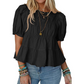 ✨2026 Spring sale🧡Sweet Puff Sleeve Smocked Peplum Top for Women✨