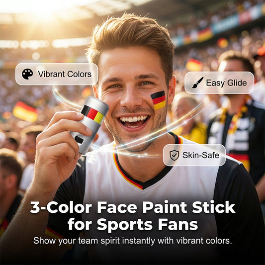 💖LAST DAY SALE BUY 1 GET 1 FREE !!⚽ Face paint pen 🖌️with national flag design for sports fans 🎉