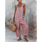 🥳2026 HOT SALE🥳 50% OFF!💞Women's Casual Striped Spaghetti Strap Jumpsuit