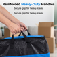 📦Last Day Special Price:£7.99!!!🧳 Collapsible Storage and Moving Bag – Heavy-duty handles & zippered closure – Folds flat, perfect for moving, travel or closet organization – reusable & easy to clean 🏠
