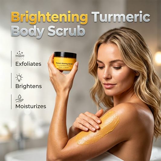 🏆🔥LAST DAY BUY 1GET 1 FREE 💞 70,000+ SOLD! Turmeric Exfoliating Body Scrub