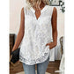 🌊SUMMER HOT SALE 50% OFF 💖Women’s Chic Floral Lace Sleeveless Shirt