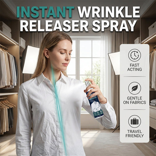🏆🔥LAST DAY BUY 1GET 1 FREE💖👔✨ Instant wrinkle release – no iron, travel-ready, static-free & fresh.
