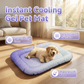 🐶💥LAST DAY SALE 50% OFF!!🐱❄️Cooling Gel Mat for Pets Summer Heat Relief Pad Breathable Non-Toxic Cool Sleeping Mat for Dogs Cats