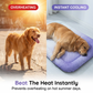 🐶💥LAST DAY SALE 50% OFF!!🐱❄️Cooling Gel Mat for Pets Summer Heat Relief Pad Breathable Non-Toxic Cool Sleeping Mat for Dogs Cats