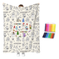🥳2026 HOT SALE🥳💞50K+ SOLD!💖Creative Cozy Coloring Blanket Kit