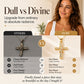 🏆 Last Day Special Price £6.99⏰Women's Sparkling Twisted Knot Cross Pendant Necklace✝️📿