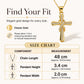 🏆 Last Day Special Price £6.99⏰Women's Sparkling Twisted Knot Cross Pendant Necklace✝️📿