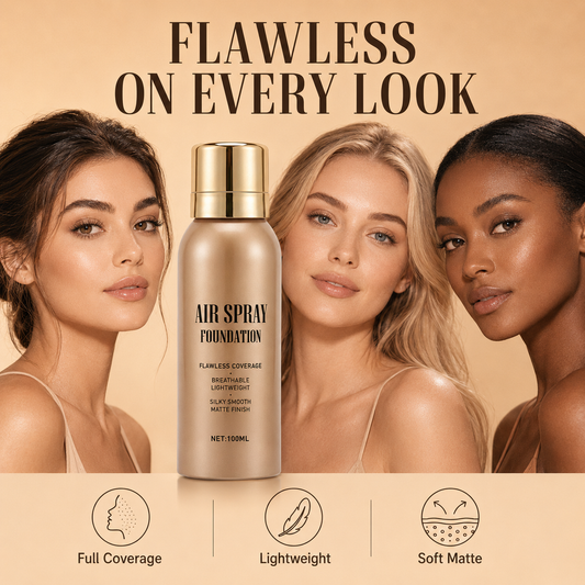 🥳2026 HOT SALE🥳💞50K+ SOLD! 💄✨ 50% OFF! Air Spray Foundation – flawless full coverage, waterproof & sweatproof. Lightweight formula won't clog pores or cake 💋💖