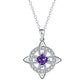 🎁💥LAST DAY SALE 50% OFF!!🔮Mystical Birthstone Witches Knot Necklace – Natural Crystal💞Protect Your Loved Ones