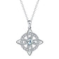 🎁💥LAST DAY SALE 50% OFF!!🔮Mystical Birthstone Witches Knot Necklace – Natural Crystal💞Protect Your Loved Ones