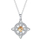 🎁💥LAST DAY SALE 50% OFF!!🔮Mystical Birthstone Witches Knot Necklace – Natural Crystal💞Protect Your Loved Ones