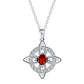 🎁💥LAST DAY SALE 50% OFF!!🔮Mystical Birthstone Witches Knot Necklace – Natural Crystal💞Protect Your Loved Ones