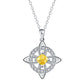 🎁💥LAST DAY SALE 50% OFF!!🔮Mystical Birthstone Witches Knot Necklace – Natural Crystal💞Protect Your Loved Ones