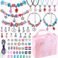 🏆 Last Day Special Price £9.99💖📿Kids DIY Charm Bracelet Making Kit for Girls💎