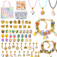 🏆 Last Day Special Price £9.99💖📿Kids DIY Charm Bracelet Making Kit for Girls💎