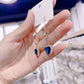 🥳2026 HOT SALE🥳💞50K+ SOLD!🛍️ 50% OFF – Delicate Heart Earrings with Blue Crystals – Fine Gradient Design, Premium Look & Elegant – for a Stylish Appearance 💙✨
