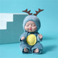 🎅Christmas Hot Sale 50% OFF! ✨Mini Lifelike Realistic sleeping baby doll set with animal costumes