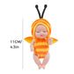🎅Christmas Hot Sale 50% OFF! ✨Mini Lifelike Realistic sleeping baby doll set with animal costumes
