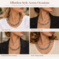 🏆🔥LAST DAY BUY 1 GET 1 FREE😍🐍✨Vintage Snake Pattern Geometric Link Bold Statement Clavicle Chain Jewelry